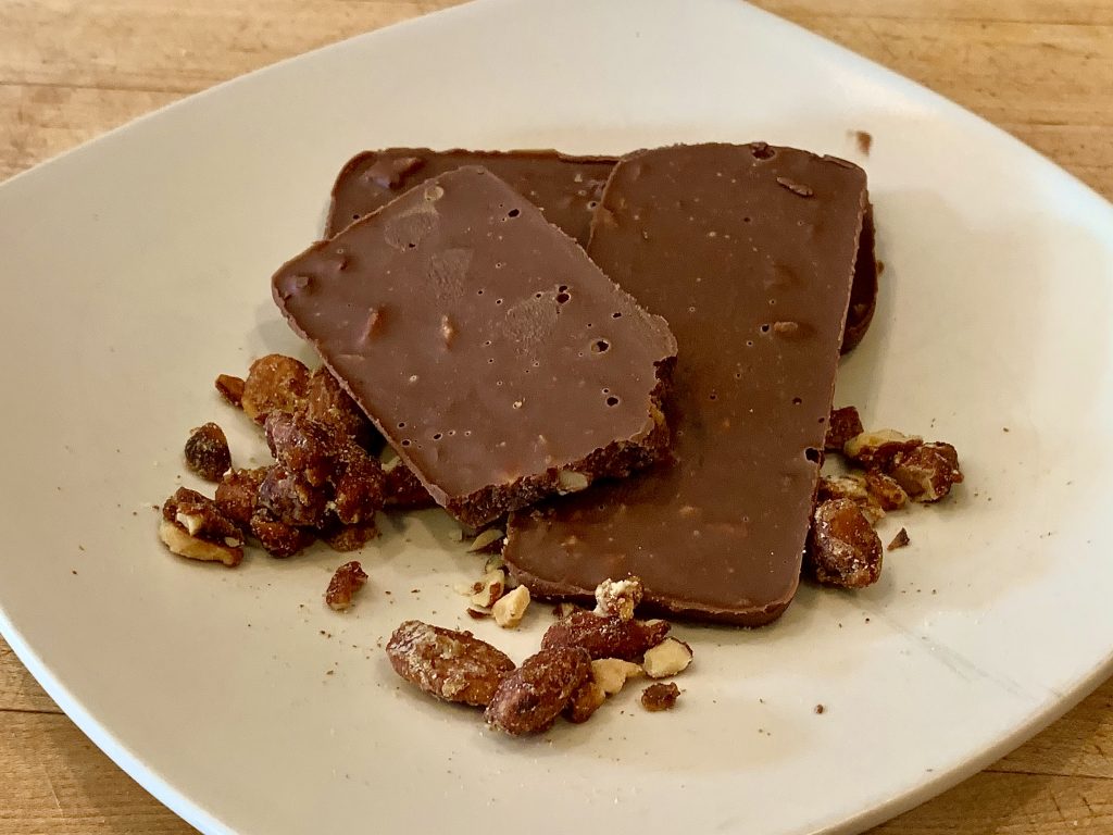 Toffee Almond Chocolate Bar SeriousKeto